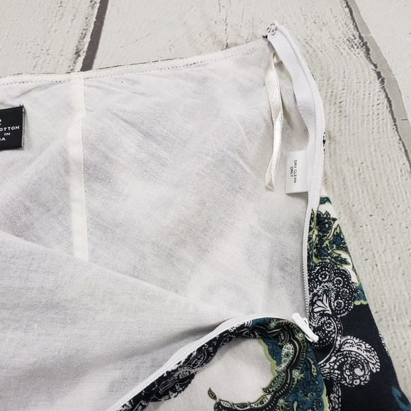 Saks Fifth Avenue Skirt Size 2 A Line Paisley Used - Picture 3 of 4